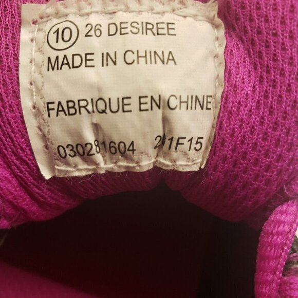 Athletic Works Women's Running Shoes Black and Pink Size 10 - Picture 5 of 7